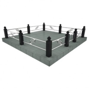 Ограда из нержавейки Г22 Ограда из нержавейки Г22